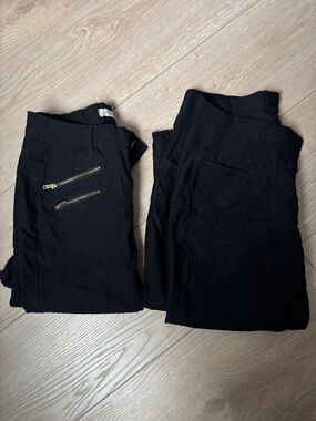 Bundle: 2 Pairs Ardene Black Skinny stretchy Pants office work